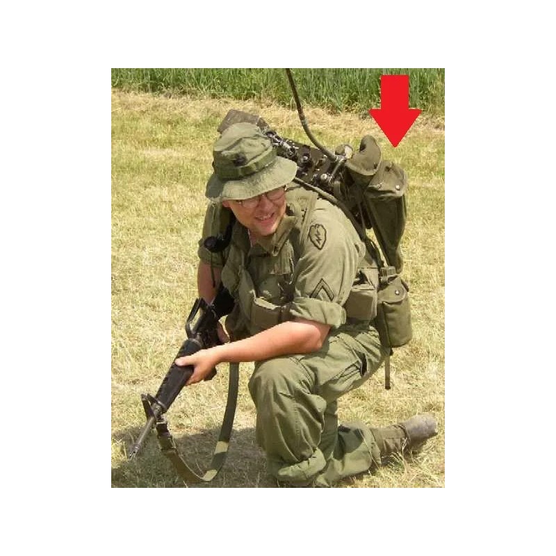 Radio Pouch PRC 77 PRC 25 SINCARS Military USMC Case