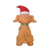 1.5M Christmas Inflatable Dog Led Light Model for Indoor Outdoor