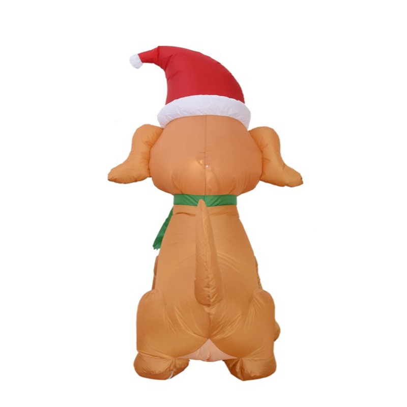 1.5M Christmas Inflatable Dog Led Light Model for Indoor Outdoor