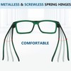 Eyekepper Metalless Reading Glasses with Screwless Spring Hinges 6 Pack