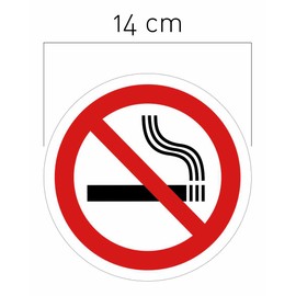 5 x 5.5" Sign No Work Sign Industrial Work Sign (14cm, Smoke)