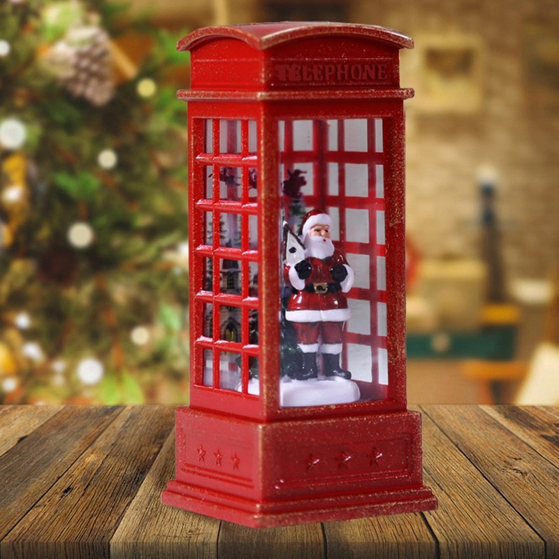 London Phone Booth Light, LED Lamp - Retro London Telephone