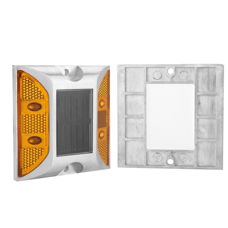 Casting Aluminum Road Stud Light Outdoor Solar Powered Lamp for