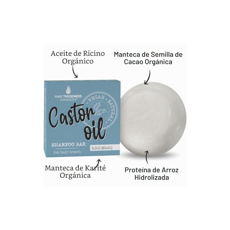 Hair Thickness Maximizer - Barra de champú con aceite de