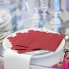 Ireer 100 Pcs Scalloped Napkins Thick Paper Napkins Disposable Cocktail