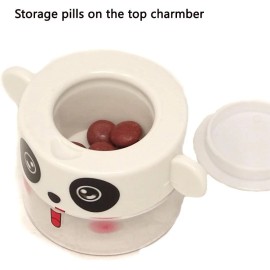 yueton Pill Grinder yueton Vitamin and Tablet Crusher with Container For kids...