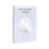 Feminine Hygiene Personal Sanitary Disposal Bag Dispenser, Classic White
