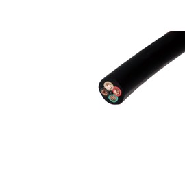 IronBox Electric 8/4 SOOW Bulk Electrical Wire - 4-Conductor Wire, 35A, 600V, Outdoor Rated, 8 Gauge Extension Cord - Heavy Duty Portable Electrical Cable for Generator, Data Centers & More (30 ft)