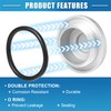 Motoforti 2 x tappet covers, valve adjustment caps for Honda