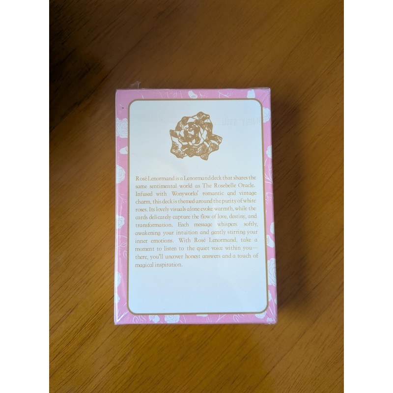 Heart Rose Norman Cards, 36 Decks, Pink Design, Divination Cards,
