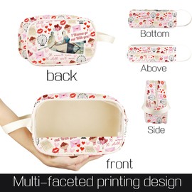 TOBGBE Romance Movie Inspired Merch Romantic Quote Clear Makeup Bag N&A Character Cosmetic Bag Couple Gifts for Fans (Romance Movie Clear MB)