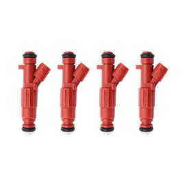 HLUCHY 35310-2E000 12 agujeros, 4 inyectores de combustible para 2011-2015 Elantra para 2015 Forte 2012-2013 Soul 1.8L L4 Reemplazar 1581531 FJ1182