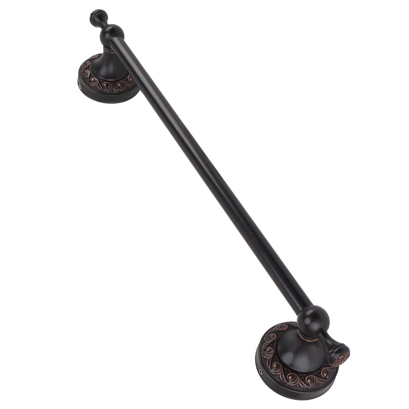 Towel Bar Copper Retro Space Saving 40CM Multifunctional Tilt Proof