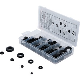 BGS 8125 | Rubber Grommet Assortment | Metric | 180 pcs.