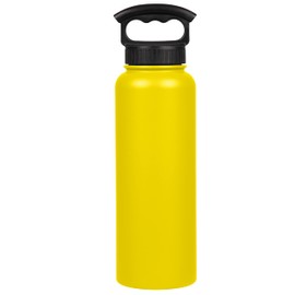40oz - Mellow Yellow Bottle-3 Finger Grip Cap