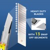 25mm Utility Knife Blades, SK5 Steel Snap Off Blades with