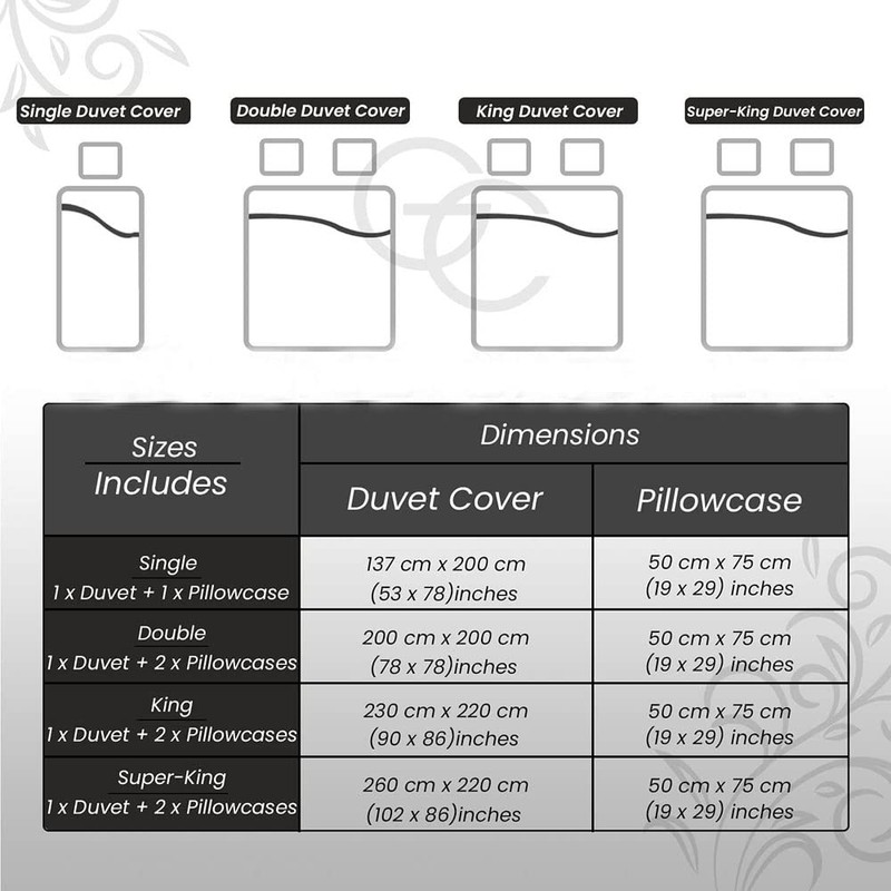 ® Leopard Print Duvet Set Quilt Cover Pillow Cases Reversible