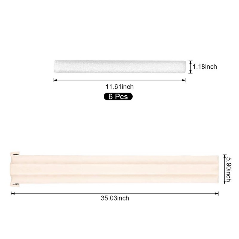 Emoly Under Door Draft Stopper,Improved Adjustable Double Draft Noise Blocker