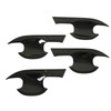 4PCs Car Exterior Door Handle Bowl Protector Glossy Black Cup