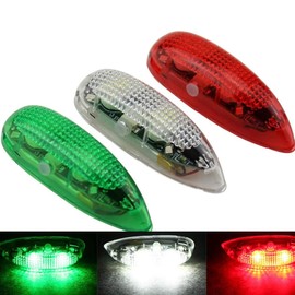 RC Plane LED Light Kit for Bicycle Jet Airplane Air Craft Fix Wing Quadcopter,Rechargeable Red Green White LED Flashing Lights