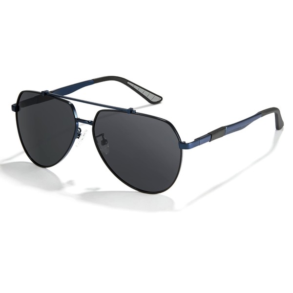Cyxus Aviator Sunglasses for Men Trendy Pilot Shade Metal Frame