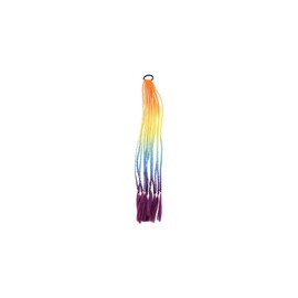 Colorful Hair Extensions Braided Ponytail Extension Long Hair Piece Wig Hair Tie Synthetic Ponytail Wigs Hair Accessories for Women Girls