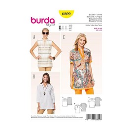 burdastyle Burda 6809 Sewing Pattern Blouse Tunic
