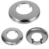 Siphon Rubber and Wall Rosette Set, NW 30/40, Rubber Sleeve