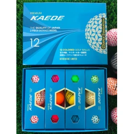KAEDE Golf Balls, Set of 12 Colors, 1 Dozen (12 Pieces)