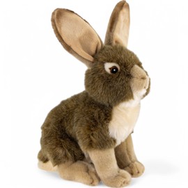 Carl Dick Rabbit sitting with big ears 30cm, Plush Toy, Soft Toy, Stuffed Animal 3684