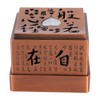 Incense Burner Zinc Alloy Metal Heart Sutra Disk Household Crafts