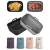 Air Fryer Silicone Liners Collapsible 2-Pack for bella 4Qt(3.3lb) Slim