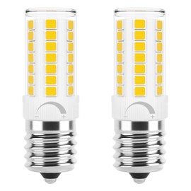 DUMILOO LED Microwave Light Bulb, E17 LED Bulb Dimmable, 40W Incandescent Replacement, Natural White 4000K, T7 Appliance Bulb Fit for Microwave, Refrigerator, Oven, Stove, Range Hood (2 Pack)