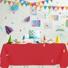 XHDA 6 Pack Red Party Table Cloth 54" x 108",