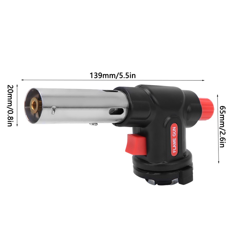 Gas Blow Torch Adjustable Electronic Ignition Welding Gun for Outdoors