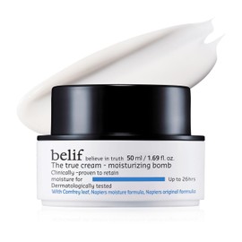 belif The True Cream Moisturizing Bomb with Oak Husk and Vitamin B | Moisturizer | Good for Dry Skin, Dryness Dullness, and Uneven Texture |for Normal, Dry Skin Types