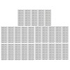 150PCS Eyebrow Stencil Ruler Clear Scale Transparent Eyebrow Shape Positioning