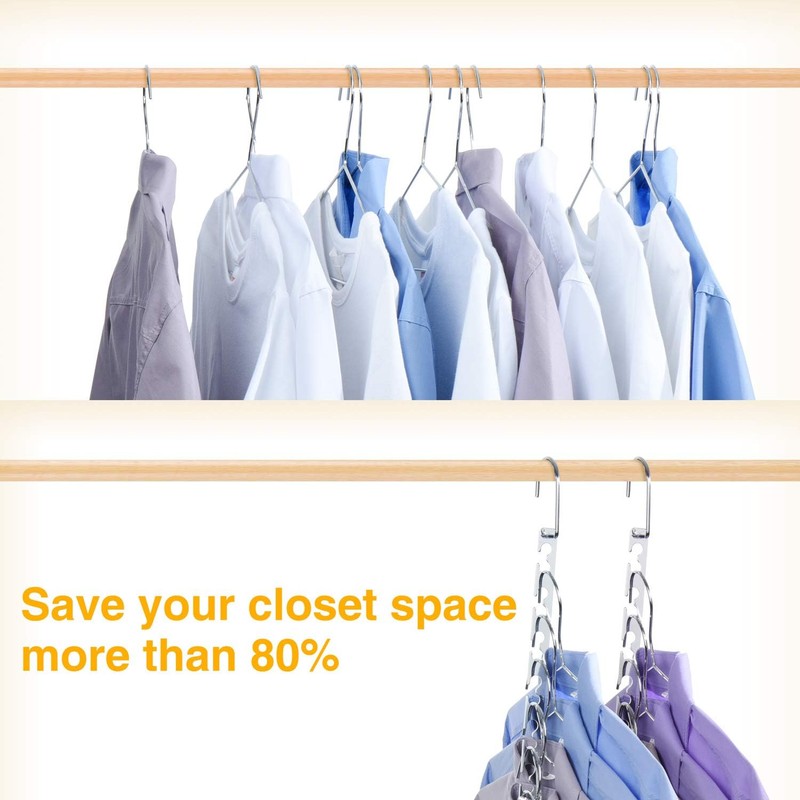 HOUSE DAY Magic Clothes Hangers Space Saving Hangers for Hangers