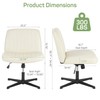 Zibbizo Criss Cross Chair, Cross Legged Office Chair, Wide Comfty
