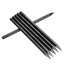 6pcs Graphite Pencils Medium Soft Charcoal Sticks Woodless Sketch Pencils Assorted HB 2B 4B 6B 8B EE Pencil Writing Drawing Pencil Artist Pencil Set for Students Beginners Artist