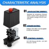 Air Compressor Pressure Switch 4 Way Auto Control Valve Controller