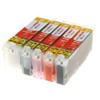 G + G Toner Brother PGI-550XLPGBK MultiFotoPack Black/Yellow / Cyan/Magenta