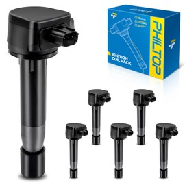 PHILTOP UF603 Ignition Coil 6 Packs Fit for 2011-2017 Odyssey,2008-2012 Accord 3.5L,2008-2010 Odyssey 3.5L,2009-2014 TL,2010-2011 Accord Crosstour,2012 Crosstour 3.5L,2009-2012 RL,2010-2014 TSX 3.5L