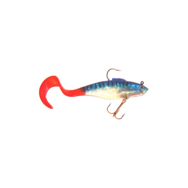 All 3 Colours Of 6" pike 40G Curl Tail Shads,pike