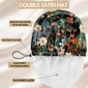 Zewurtuw 2 PCS Shower Cap Adjustable Reusable Double Waterproof Layer