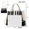BestoU Women's Large Black Handbag, Modern Women's Handbag Large Shoulder
