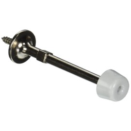 NATIONAL MFG/SPECTRUM BRANDS HHI N830-102 Rigid Door Stop, 3-Inch, Satin Nickel