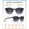 DUCO 1230 Women's Sunglasses, Round Sunglasses, UV400, Polarized Lens, Fashion