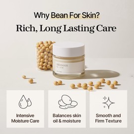 Mixsoon Bean Cream 1.69 oz | Hydrating & Nourishing Face Cream for All Skin Types | Unisex Daily Moisturizer with Fermented Bean Extract | Lightweight Anti-Aging Cream for Smooth & Radiant Skin