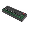 10 Channel Sound Mixer Independent Volume Control Knob Professional Multichannel